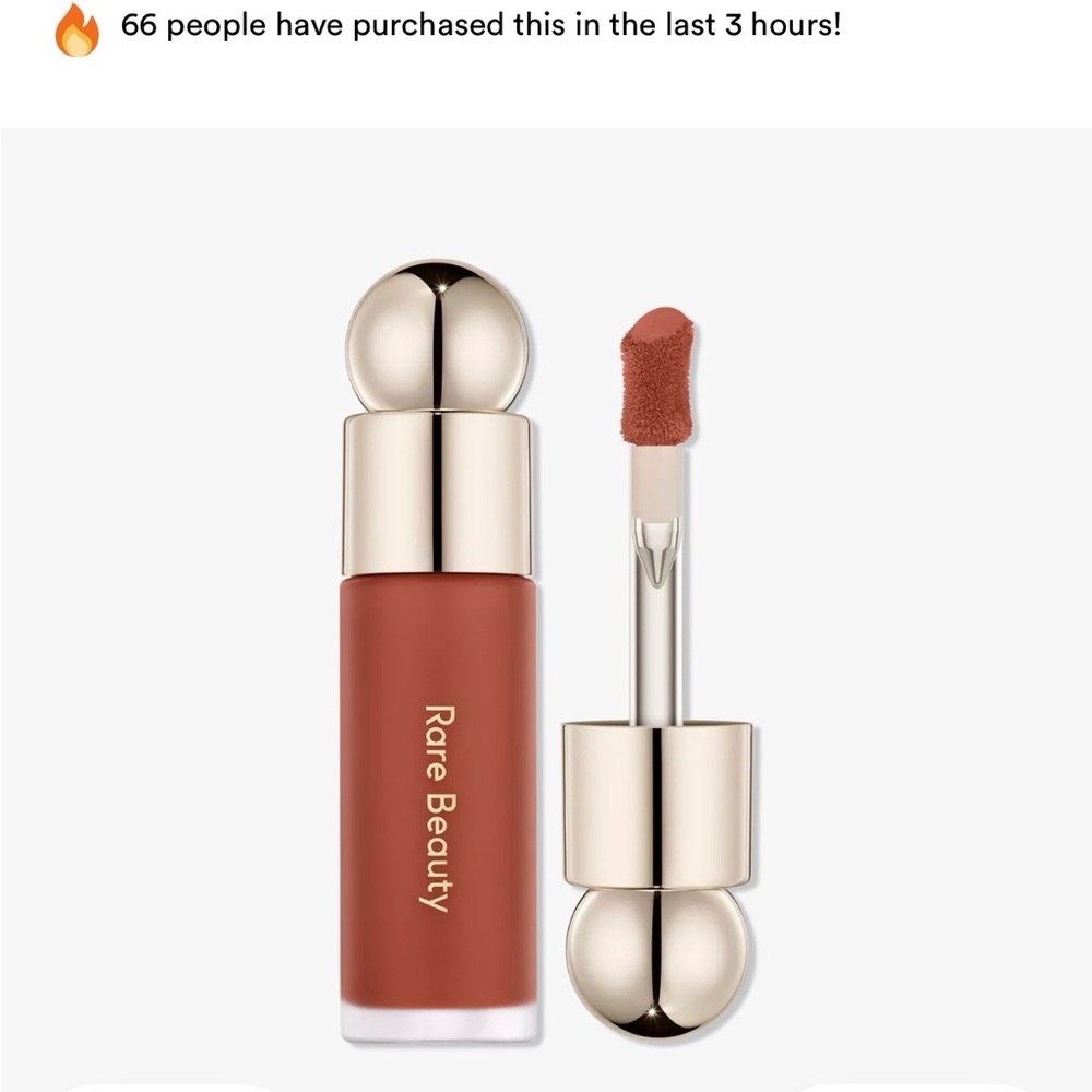 Rare Beauty Liquid Lipstick – Warm Terracotta